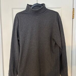 L.L. Bean Charcoal Turtleneck Sweater